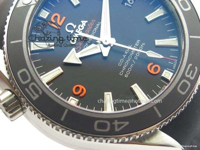 0118 Planet Ocean SS Bp Maker 45mm Black Bezel Orange Numbers On Black Rubber Strap A Popular 8220